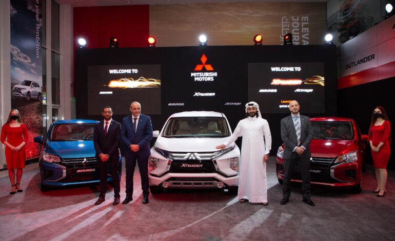 Qatar Automobiles company launches the all-new Mitsubishi Xpander SUV and unveils the new Mirage and Attrage compact cars